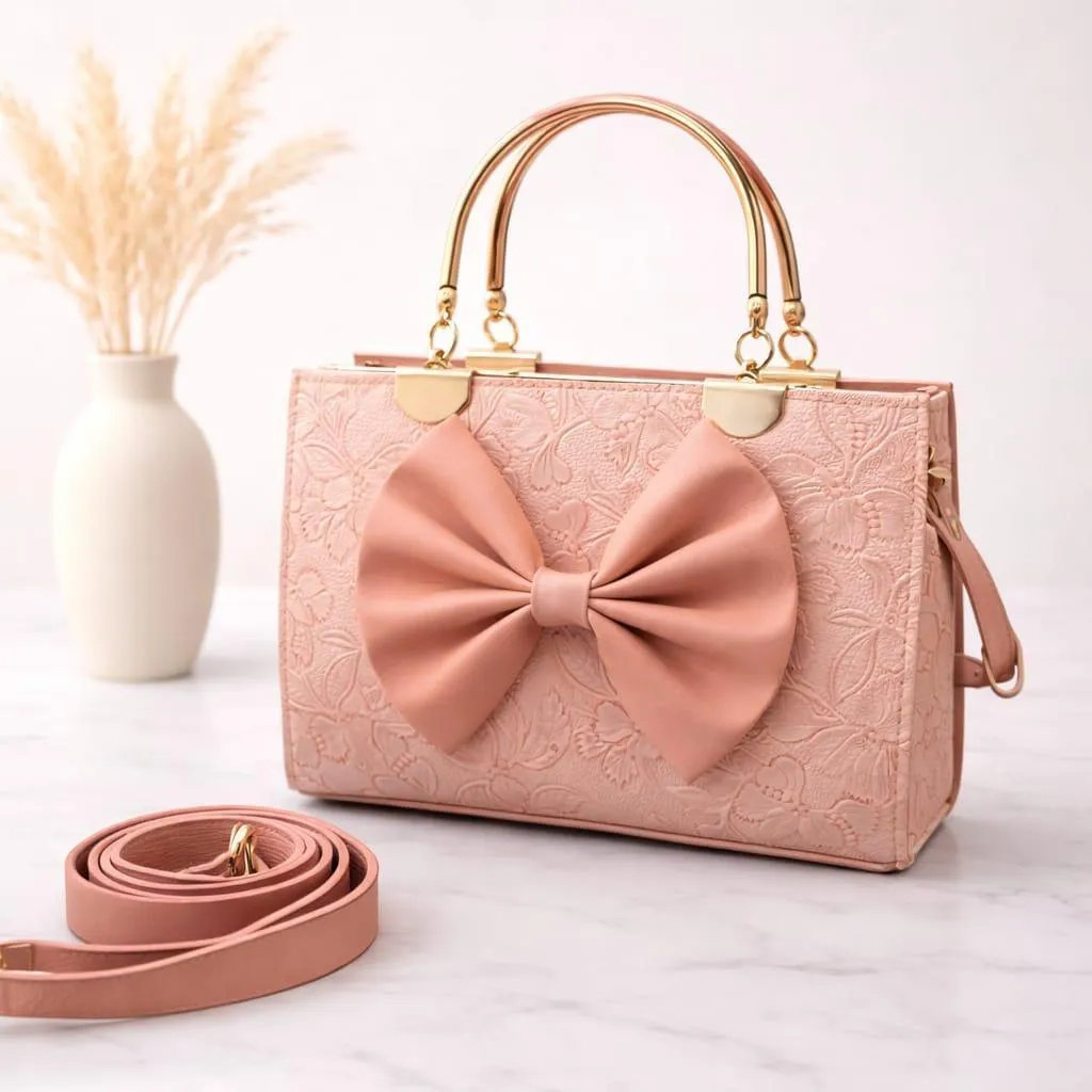 Women's Leather Plain Shoulder Bag